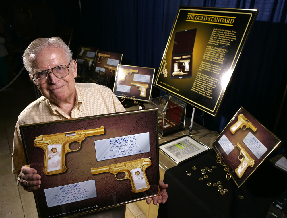 The late Bailey Brower, author of Savage Pistols with award-winning "The Gold Standard."