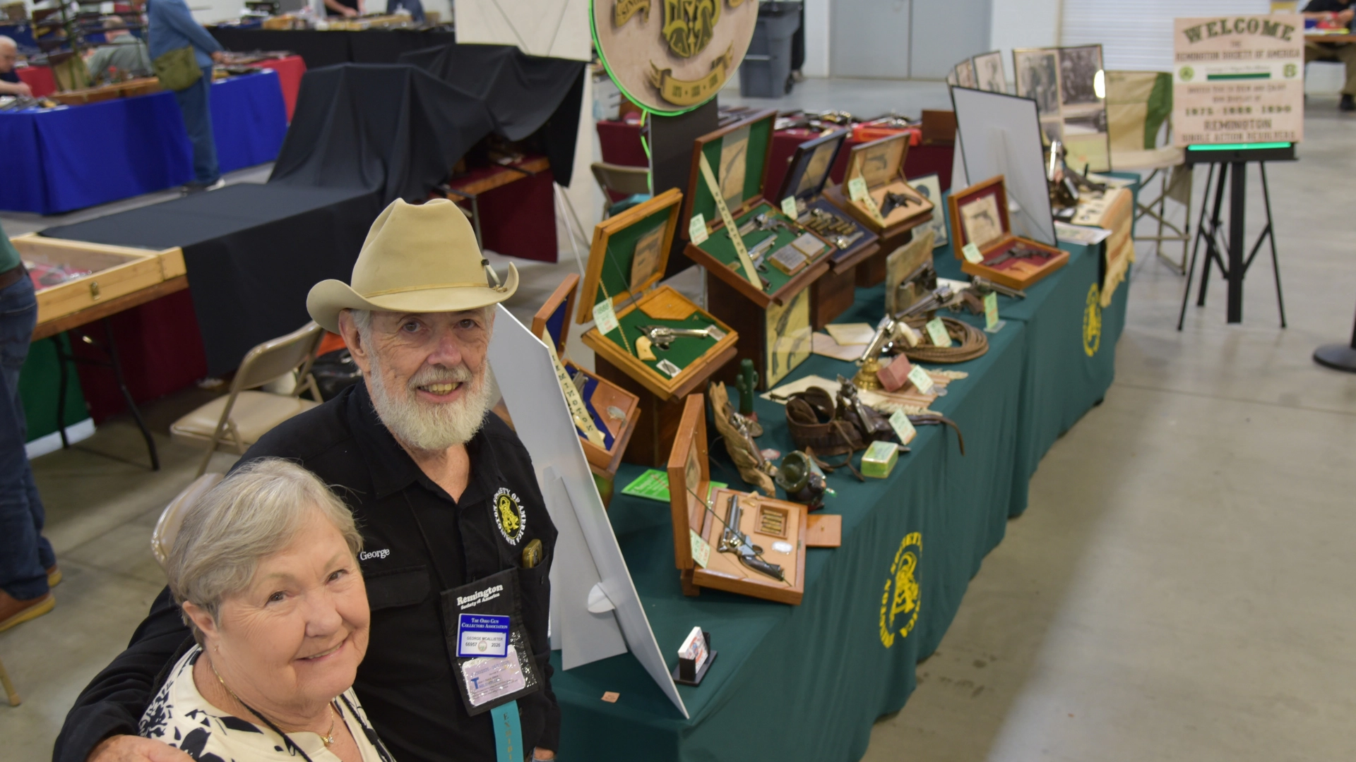 ● First Place Antique - Minuteman Freedom Bronze SN# 71 ○ George & Myra McAllister - 1875, 1888 & 1890 Remington Single Action Revolvers